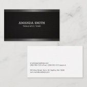 レザー | Lux Trim |エグゼクティブ 名刺 (正面/裏面)