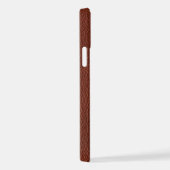 レザーiPhone 12 iPhoneケース (右側面)