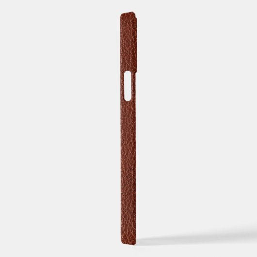 レザーiPhone 12 iPhoneケース (右側面)