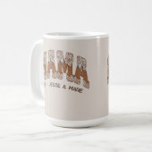 レザーn'レースカントリーバーシティスタイルママ コーヒーマグカップ (正面左)