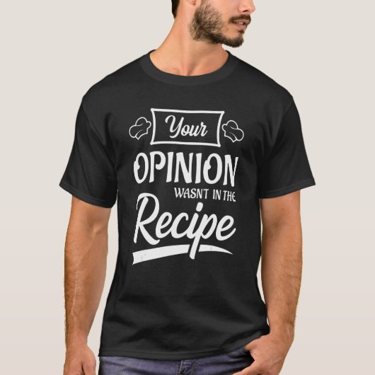 レシピにあなたの意見は入っていません チキン・コリアン Tシャツ (正面)