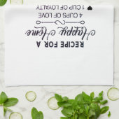 レシピのためにハッピーファミリーレシピホリデーギフト キッチンタオル (折り畳み)