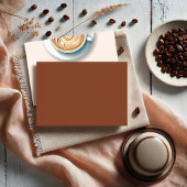 レシピのための花嫁コーヒーテーマ エンクロージャーカード