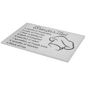 レシピのパパ カッティングボード (角)