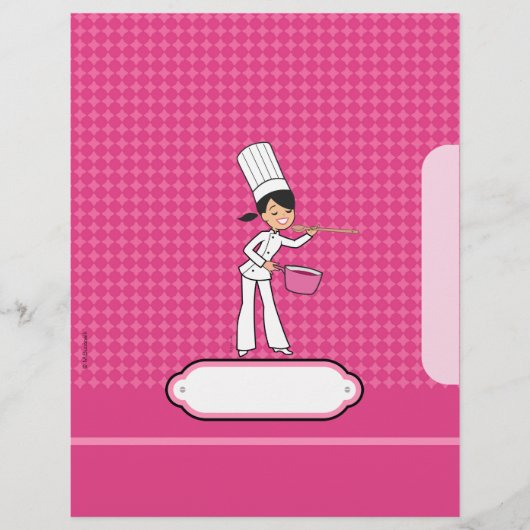 レシピのページ – Chef Themed Letterhead (正面)