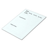 レシピの作った家族のための本 ノートパッド (アングル)