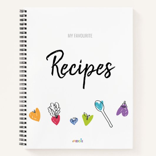 レシピの書本 ノートブック (正面)