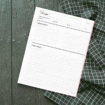 レシピの横線モダン赤面の書式