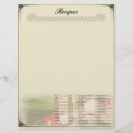 レシピの非罫線文字頭（変換付き）