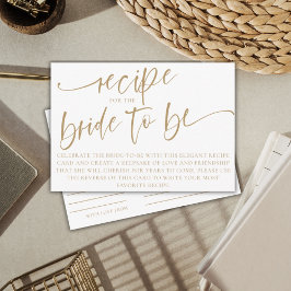 レシピエレガント花嫁が書道へ エンクロージャーカード