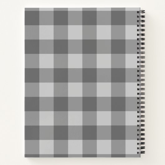 レシピオーガナイザー料理本ファームハウスキッチン素朴 ノートブック (裏面)