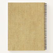 レシピオーガナイザー料理本ヴィンテージキッチン素朴 ノートブック (裏面)