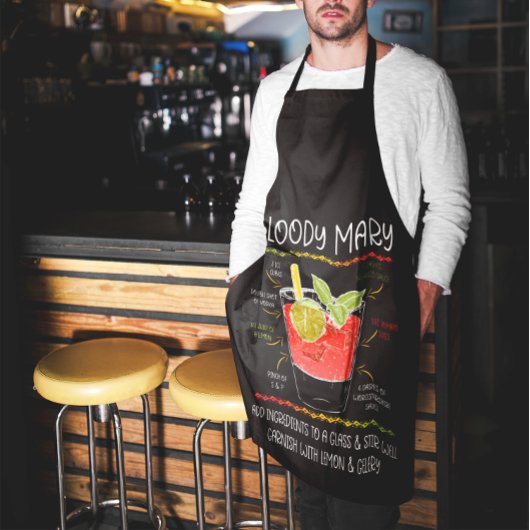 レシピカクテル血メアリーパーフェクトギフト エプロン