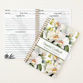 レシピカスタムクックブックホワイトラン ノートブック (内側)