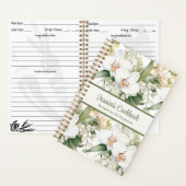 レシピカスタムクックブックホワイトラン ノートブック (内側)