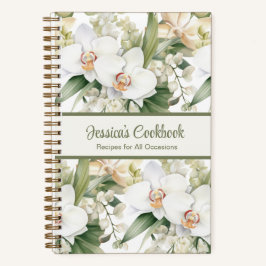 レシピカスタムクックブックホワイトラン ノートブック