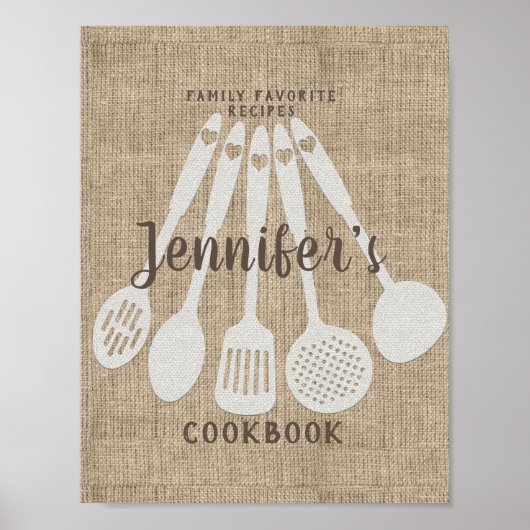 レシピカスタムバインダー前面インサート ポスター (正面)