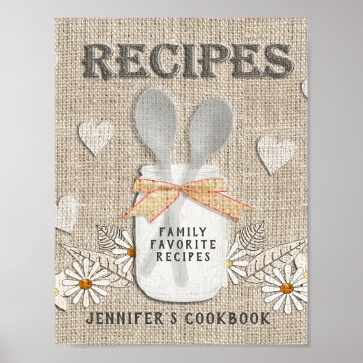 レシピカスタムバインダー前面インサート ポスター (正面)