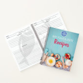 レシピカスタム会社ロゴ販促ノートブック ノートブック (内部)