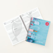 レシピカスタム会社ロゴ販促ノートブック ノートブック (内部)