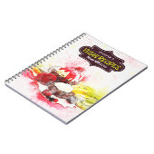 レシピカスタム本、愛で作られたビーガンレシピ ノートブック (左側)