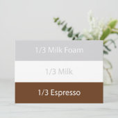 レシピカプチーノコーヒー |文字デザイン | (スタンド正面)