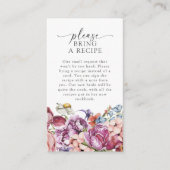 レシピカラフルの持ち込み エンクロージャーカード (正面)