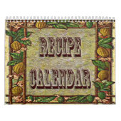 レシピカレンダー20XX カレンダー (カバー)