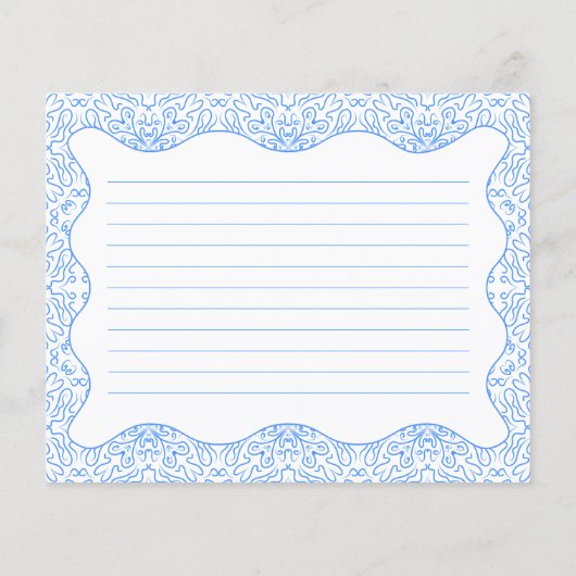 レシピカーイタリアンドシトラスレモンブライダルシャワー (裏面)