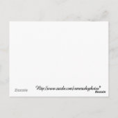 レシピカードのカップケーキトレイ ポストカード (裏面)