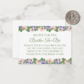 レシピカードの指示 ノートカード (正面/裏面インサイチュ)