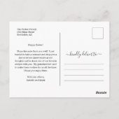 レシピカードはがき ポストカード (裏面)