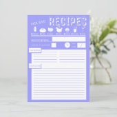 レシピカードインビクトワールブルー (スタンド正面)