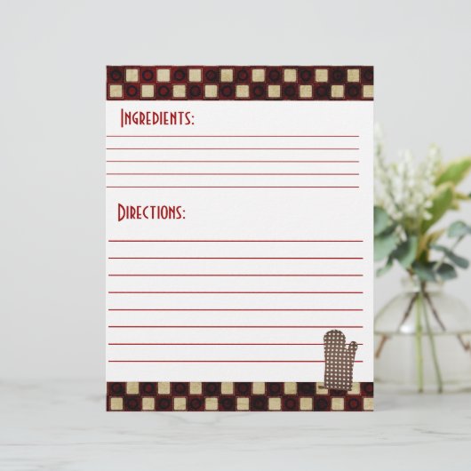 レシピカードストック (スタンド正面)