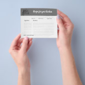 レシピカードブライダルシャワーフールズラブフライヤー チラシ (手)