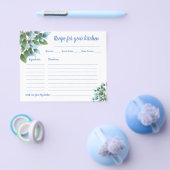 レシピカードブライダルシャワーユーカリプタス チラシ (シングル)