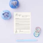 レシピカードボホフローラ予算 チラシ (シングル)