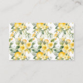 レシピカードポジターノアマルフィヴェスパブライダルシャワー エンクロージャーカード (裏面)