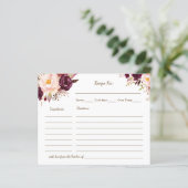 レシピカードマルサラフラワーズブライダルシャワー (スタンド正面)