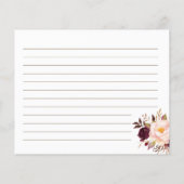 レシピカードマルサラフラワーズブライダルシャワー (裏面)