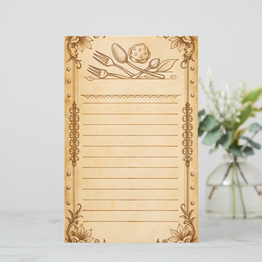 レシピカードレシピメニュー、リス空白のト (スタンド正面)