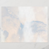 レシピカード彼女はクラウド上にある9ブライダルシャワーゲーム チラシ (裏面)