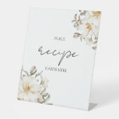 レシピカード標識ブライダルシャワー 台座サイン (正面)