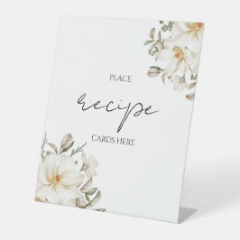 レシピカード標識ブライダルシャワー 台座サイン