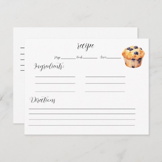 レシピカード (正面/裏面)