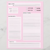 レシピカード (裏面)