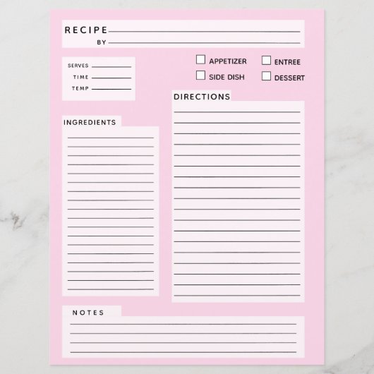 レシピカード (裏面)