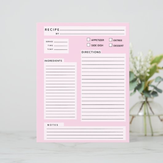 レシピカード (スタンド正面)