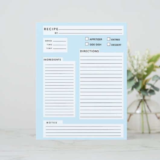 レシピカード (スタンド正面)