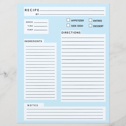 レシピカード (正面)